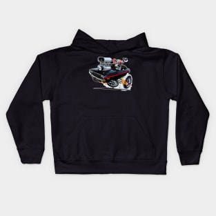 Vince Crain High Octane 1970 Dodge Challenger Kids Hoodie